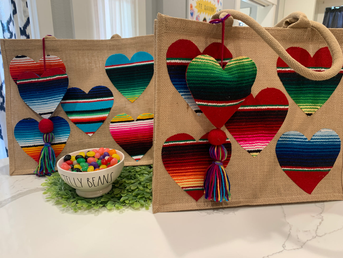 Serape Heart Tote