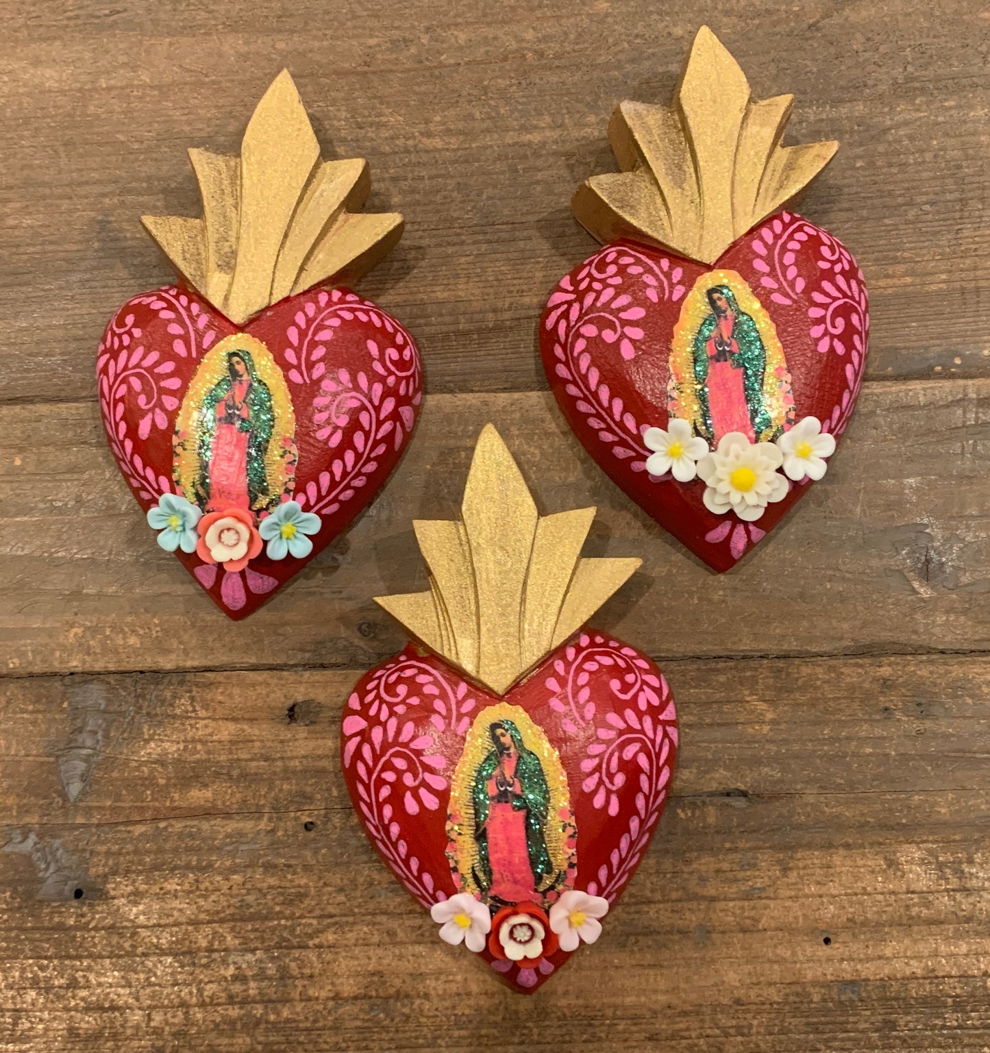 Mini virgencita heart